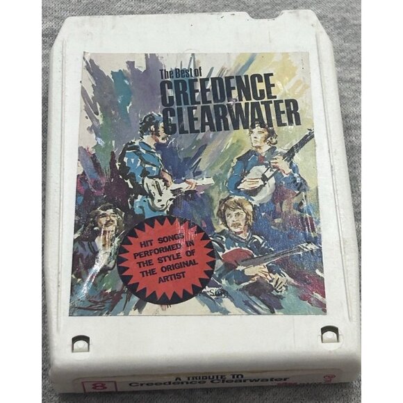 The Best of Creedence Clearwater Vinyl LP 8 Track Stereo Record Lebel - Picture 1 of 8